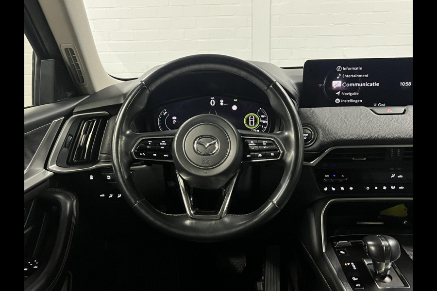 Mazda CX-60 2.5 e-SkyActiv PHEV Homura Adapt. cruise control | Stoelventilatie | 360 camera | Head-up display | Stuur-/Stoelverwarming | BOSE sound | Carplay