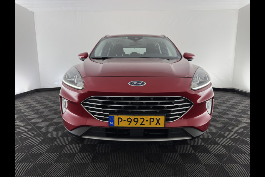 Ford Kuga 2.5 PHEV Titanium (Plug-in) (INCL-BTW) *DIGI-COCKPIT | ADAPTIVE-CRUISE | BLINDSPOT | PARK-PILOT | CAMERA | NAVI-FULLMAP | HEATED-SEATS | COMFORT-SEATS | ECC | CARPLAY | PDC | DAB | LANE-ASSIST | TOWBAR | 18''ALU*