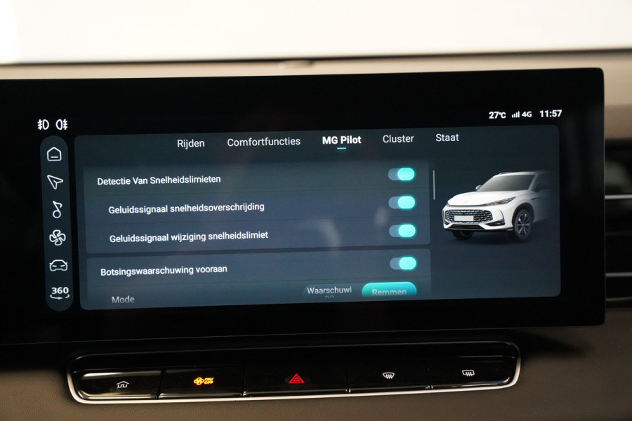 MG MG HS PHEV 1.5 Luxury 360 Camera Leder ACC Elek. Stoelverstelling 24 Maanden garantie* (Vraag naar de voorwaarden)