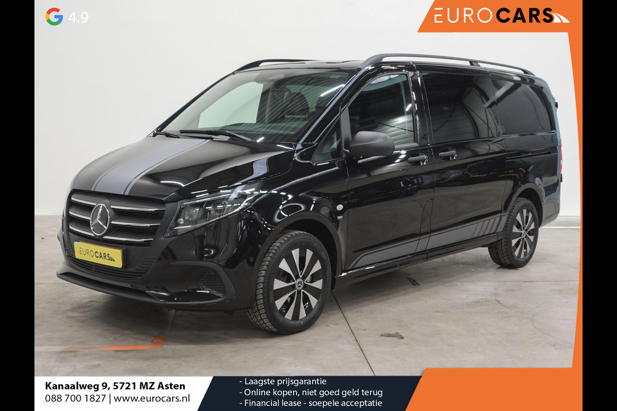 Mercedes-Benz Vito 114 CDI L2 Select Dubbele Cabine Trekhaak Navigatie Apple Carplay/Android Auto Camera Parkeersensoren Cruise Control Climate control Leder Lichtmetalen velgen Getinte ramen