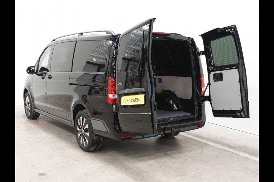 Mercedes-Benz Vito 114 CDI L2 Select Dubbele Cabine Trekhaak Navigatie Apple Carplay/Android Auto Camera Parkeersensoren Cruise Control Climate control Leder Lichtmetalen velgen Getinte ramen