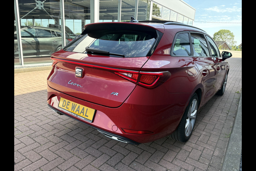 Seat Leon Sportstourer 1.5 eTSI FR Business SCHUIFDAK/LEDER/VIRTUAL/TREKH.WEGKLAPBAAR