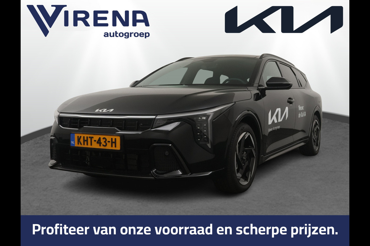 Kia K4 Sportswagon 1.0 T-GDi MHEV GT-Line Launch Edition (pano) Elektrische Bestuurdersstoel - Stoel-/Stuurverwarming - Adaptieve Cruise Control - Climate Control - 7 Jaar of 150.000km Fabrieksgarantie
