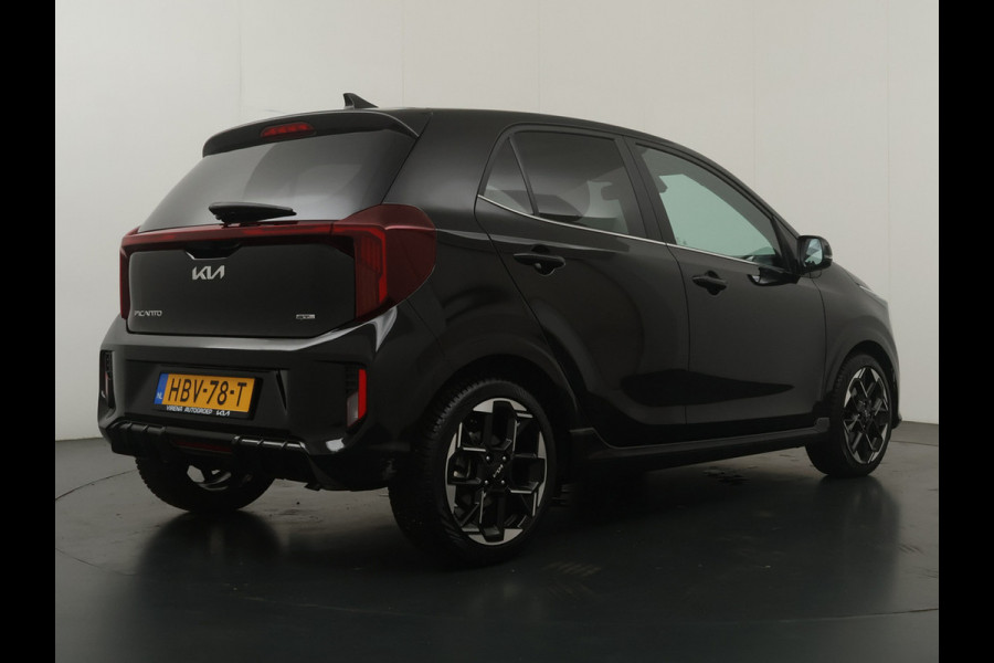 Kia Picanto 1.0 DPI GT-Line - Climate Control - Cruise Control - Navigatie - Apple Carplay / Android Auto - Lederen bekleding - Fabrieksgarantie tot 01-2032