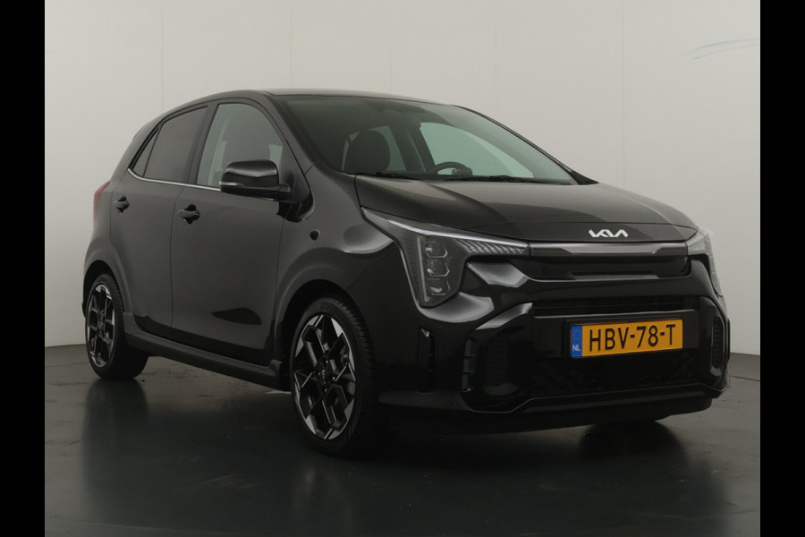Kia Picanto 1.0 DPI GT-Line - Climate Control - Cruise Control - Navigatie - Apple Carplay / Android Auto - Lederen bekleding - Fabrieksgarantie tot 01-2032