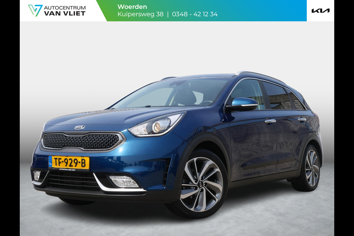 Kia Niro 1.6 GDi Hybrid Design Edition | Schuif kantel dak | Stoel en stuur verwarming | Trekhaak | Navigatie | Cruise Control | lichtmetalen velgen 18 inch