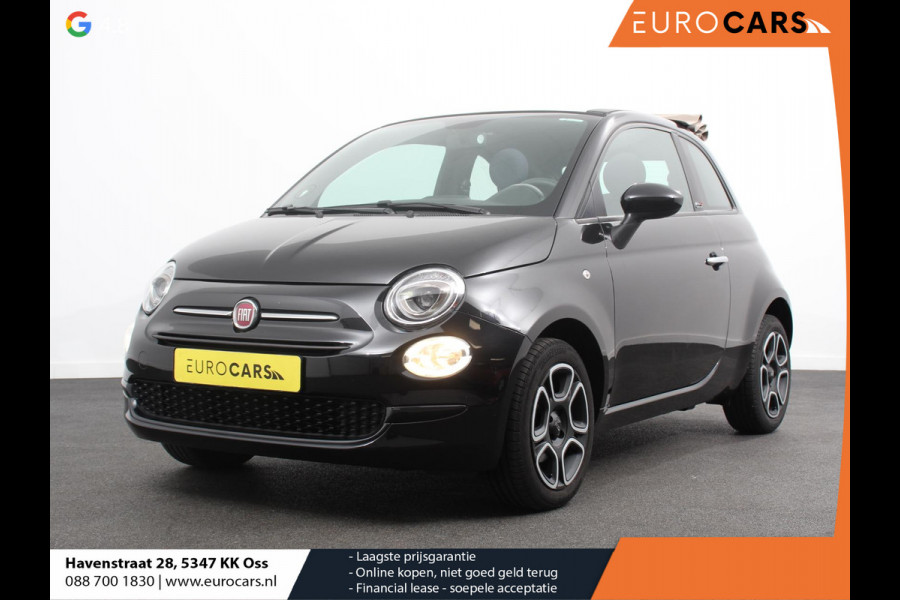 Fiat 500C 1.0 Hybrid Club Navigatie Apple Carplay/Android Auto Airco Cruise control Lichtmetalen velgen Elektrische ramen Parkeersensoren achter