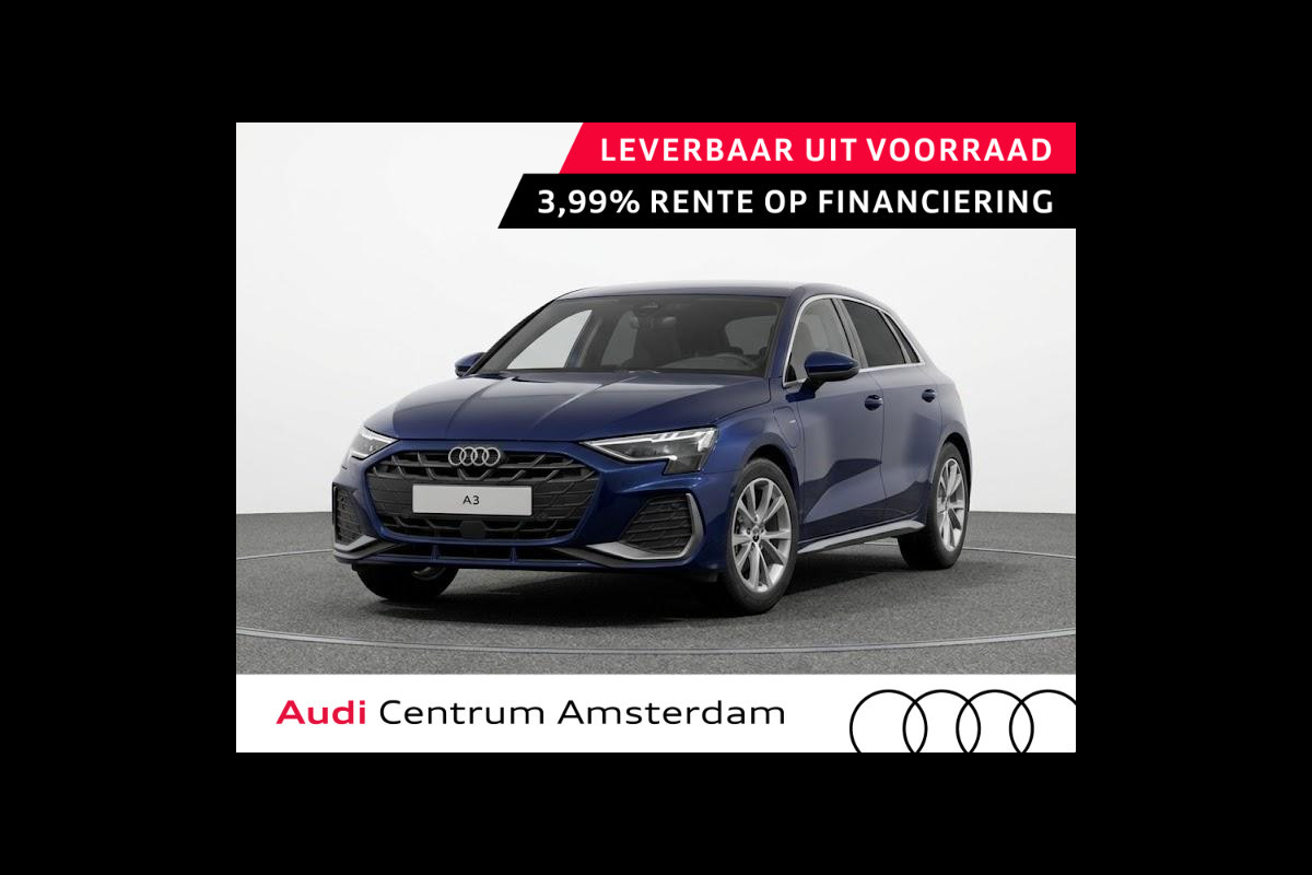Audi A3 Sportback S edition 40 TFSI e 204 pk | Assis.pak Driving+Parking plus | Warmtewerend glas donker tint | Ambient sfeerverlichting | Adaptive Cruise Control |