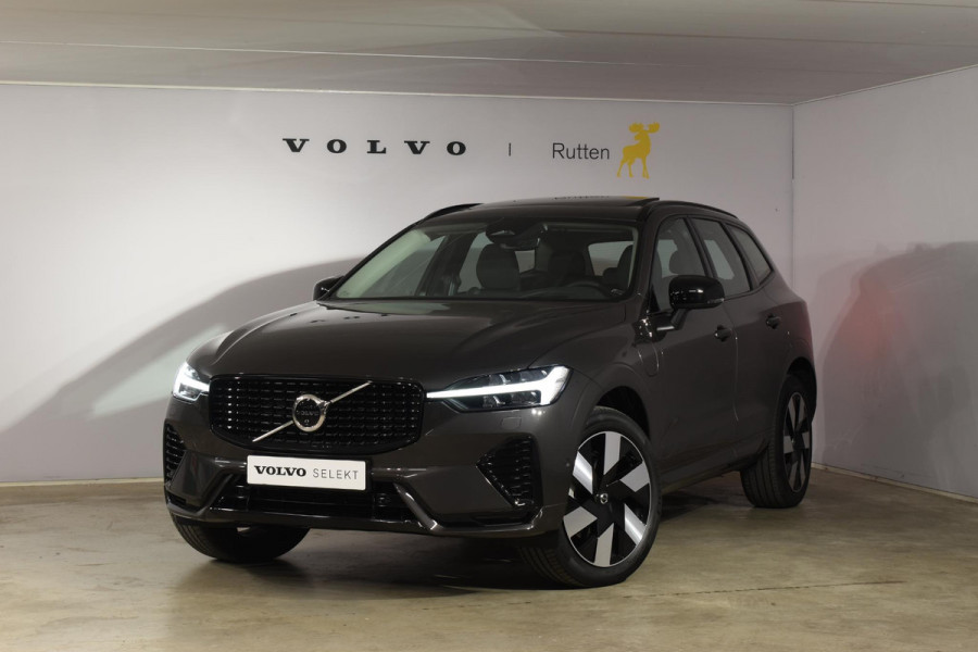Volvo XC60 T6 350PK Automaat Plug-in Hybrid AWD Ultimate Dark / Luchtvering / Bowers & Wilkins / 360 Camera / Adaptieve Cruise Control / Stuur & Stoelverwarming / Elektr. Achterklep / Schuifdak / Trekhaak