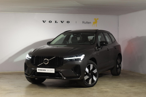 Volvo XC60 T6 350PK Automaat Plug-in Hybrid AWD Ultimate Dark / Luchtvering / Bowers & Wilkins / 360 Camera / Adaptieve Cruise Control / Stuur & Stoelverwarming / Elektr. Achterklep / Schuifdak / Trekhaak