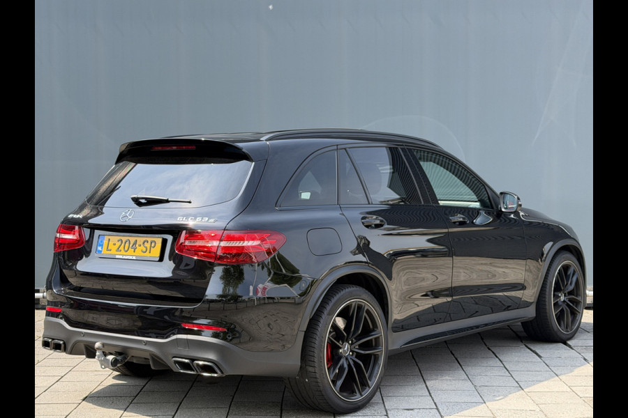 Mercedes-Benz GLC BWJ 2018 | AMG 63 S 510PK 4MATIC+ | TREKHAAK | LEER | PANO DAK | 21'' LMV | NAVI | CLIMA | CAMERA | PDC 2X | STOELVERW |
