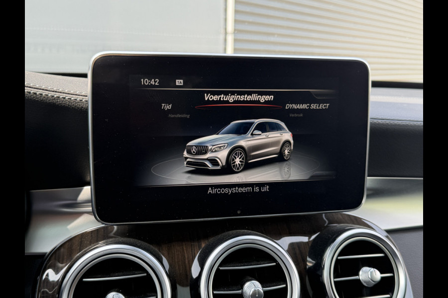 Mercedes-Benz GLC BWJ 2018 | AMG 63 S 510PK 4MATIC+ | TREKHAAK | LEER | PANO DAK | 21'' LMV | NAVI | CLIMA | CAMERA | PDC 2X | STOELVERW |