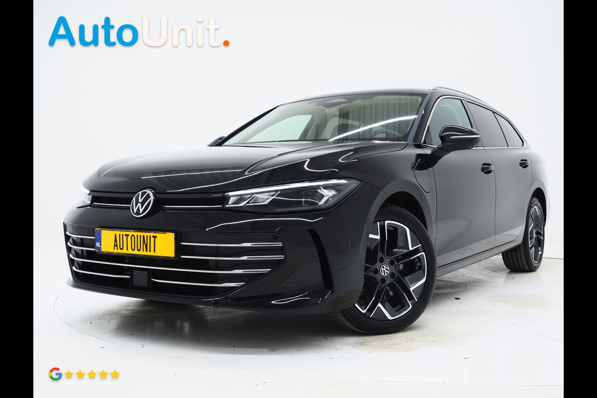 Volkswagen Passat Variant 1.5 eHybrid 204PK | Leder/Alcantara | Massage | Stoelkoeling | Trekhaak | HUD | 360 | Keyless