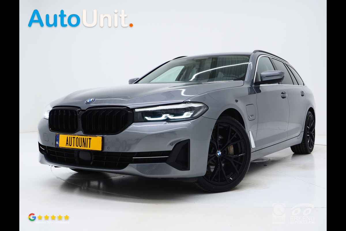 BMW 5 Serie Touring 530e | Leder | Trekhaak | 360 | Adaptive Cruise | Dodehoek | Stoelverwarming | Carplay