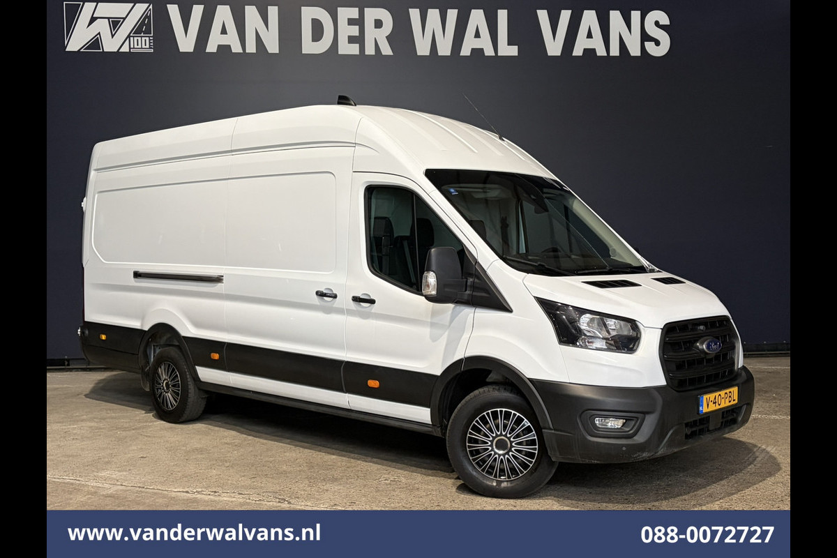 Ford Transit 2.0 TDCI 131pk L4H3 Euro6 Airco | Camera | Cruisecontrol | Verwarmde voorruit Parkeersensoren, Bijrijdersbank