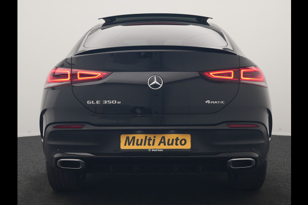 Mercedes-Benz GLE Coupé 350 e 4MATIC AMG Line PHEV 333pk Dealer O.H. | Luchtvering | Panodak | Adaptive Cruise | Head Up | 360 Camera | Burmester Audio | Lederen Sportstoelen Verwarmd | Multibeam LED | Sfeerverlichting | Widescreen Navi | Keyless | Blis | Plug In Hybrid |