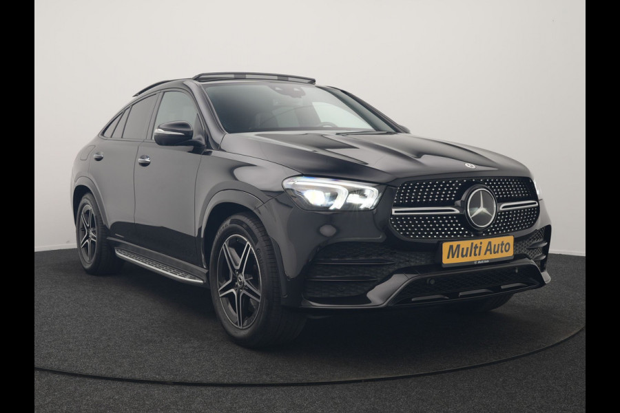 Mercedes-Benz GLE Coupé 350 e 4MATIC AMG Line PHEV 333pk Dealer O.H. | Luchtvering | Panodak | Adaptive Cruise | Head Up | 360 Camera | Burmester Audio | Lederen Sportstoelen Verwarmd | Multibeam LED | Sfeerverlichting | Widescreen Navi | Keyless | Blis | Plug In Hybrid |
