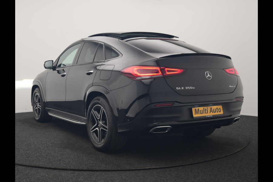 Mercedes-Benz GLE Coupé 350 e 4MATIC AMG Line PHEV 333pk Dealer O.H. | Luchtvering | Panodak | Adaptive Cruise | Head Up | 360 Camera | Burmester Audio | Lederen Sportstoelen Verwarmd | Multibeam LED | Sfeerverlichting | Widescreen Navi | Keyless | Blis | Plug In Hybrid |