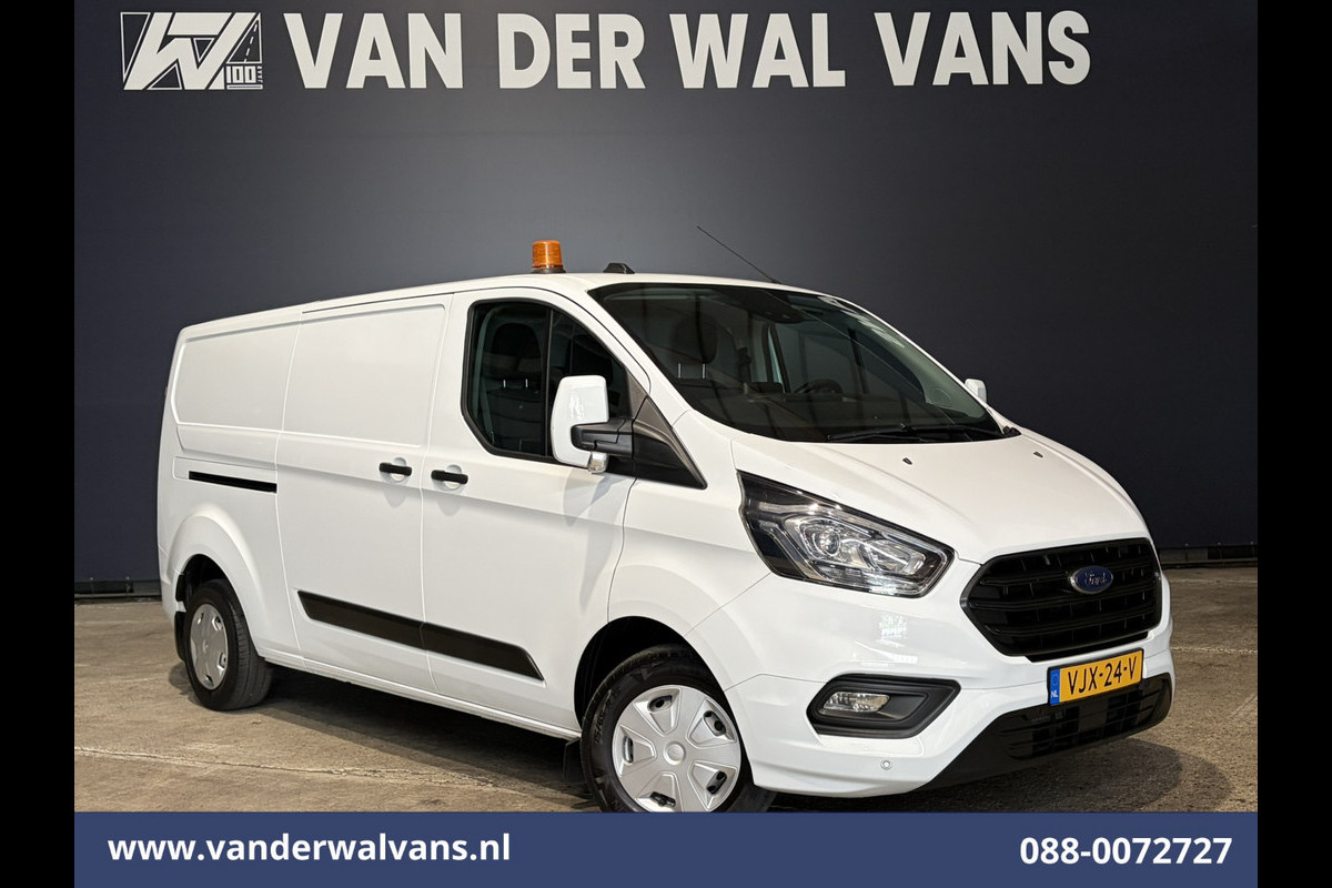 Ford Transit Custom 2.0 TDCI L2H1 Euro6 Airco | Camera | Omvormer | Apple Carplay | LED | Cruisecontrol | 2800kg Trekhaak Android Auto, Verwarmde voorruit, Parkeersensoren, Bijrijdersbank
