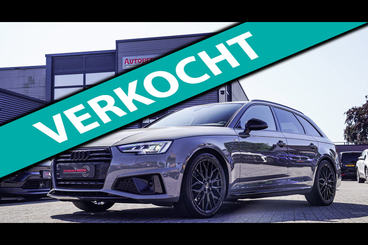Audi A4 Avant 40 TFSI Sport S line black edition | Stoelverwarming | Bang & Olufsen | Camera