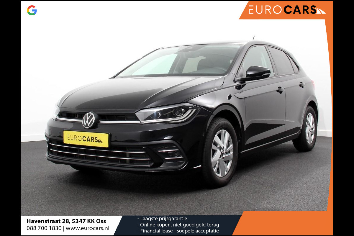 Volkswagen Polo 1.0 TSI 110pk DSG Style Navigatie Apple Carplay/ Android Auto Parkeersensoren Adaptive Cruise Control Blind Spot Assist Stoelverwarming Ledverlichting Climate Control