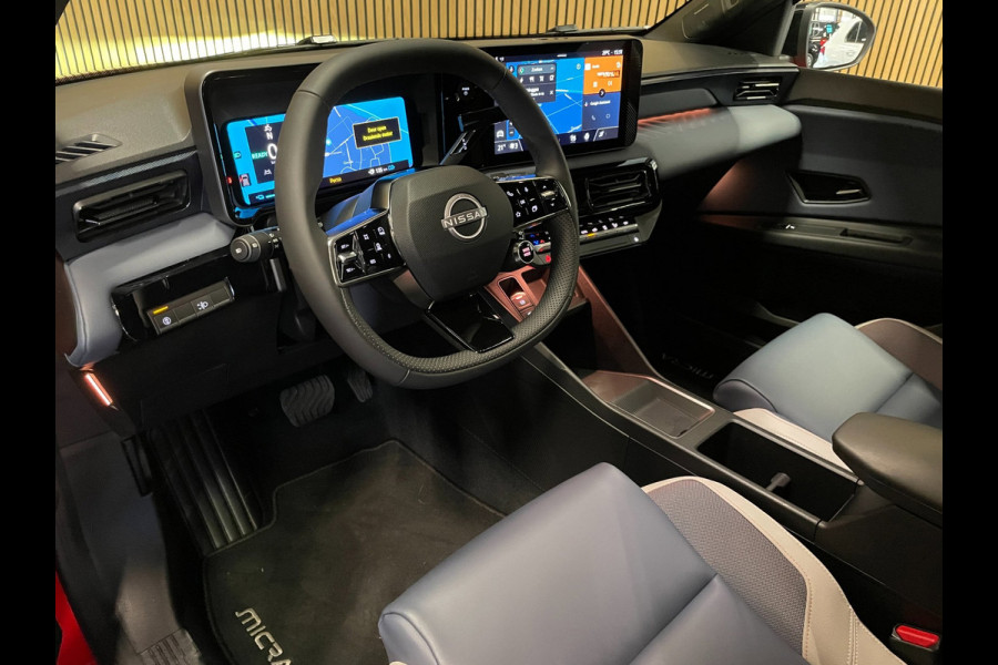 Nissan Micra EVOLVE 52 kWh|413 KM WLTP|GROTE ACCU|ACC|CAMERA|CARPLAY|PDC V+A|STOEL+STUURVERWARMING|NIEUWSTAAT|NAP|NL-AUTO|MARGE|