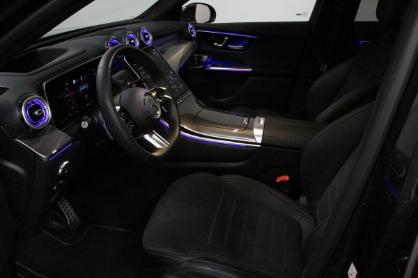Mercedes-Benz GLC 400e 4MATIC AMG Line PHEV  Navigatie Panorama dak Lederen bekleding Camera Electrisch bedienbare achterklep Trekhaak Adaptive cruise control
