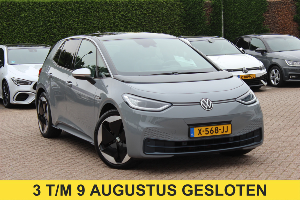 Volkswagen ID.3 First Max 58 kWh / SoH 95,2% / Full option! / Panoramadak / Camera / Head-up / Keyless / 20'' / ACC / Dodehoek / Elektr. stoelen / Massage / Navigatie / Stuurverwarming