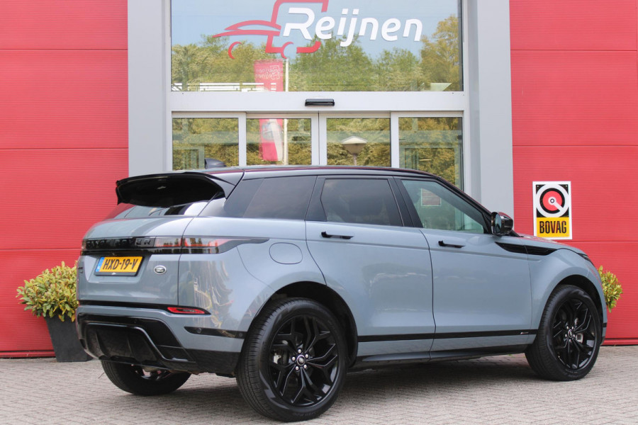 Land Rover Range Rover Evoque 1.5 P300e AWD 309PK R-DYNAMIC SE | PANORAMADAK | ELEKTRISCH VERSTELBARE VOORSTOELEN  LEDEREN BEKLEDING | 20" LICHTMETALEN VELGEN | KEYLESS ENTRY / START | EXTRA GETINTE ACHTERRUITEN | FULL LED KOPLAMPEN | LED ACHTERLICHTEN | ADAPTIVE CRUISE CONTROL | APPLE CARPLAY | ACHTERKLEP ELEKTRISCH BEDIENBAAR |