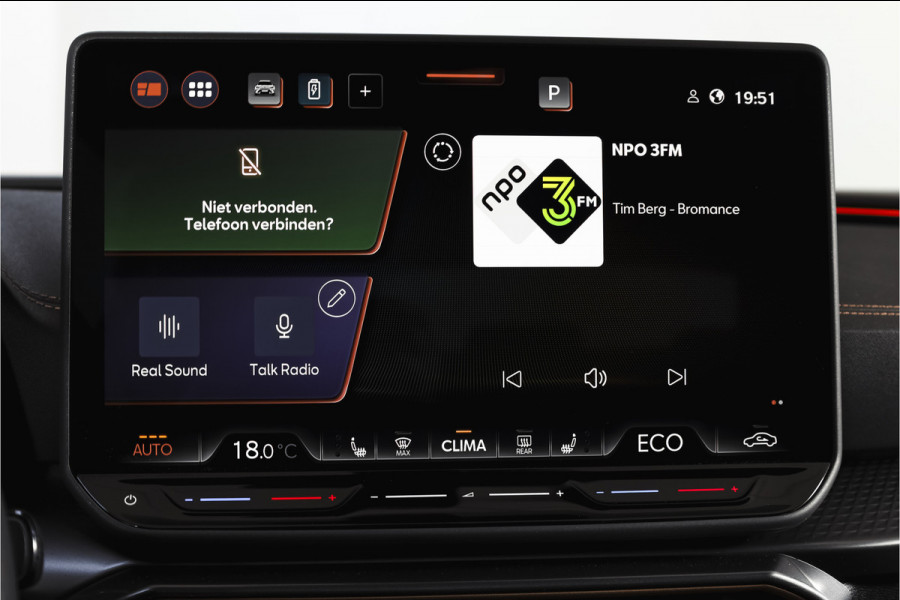 CUPRA Formentor 1.5 TSI e-Hybrid 204 PK Business | S/K-Panodak | Matrix Led | Elek Trekhaak | Dig. Cockpit | Adapt. Cruise | Stoel-+Stuurverw. | PDC | Camera | App. Connect | ECC | Elek. Klep | LM 19" | 8592