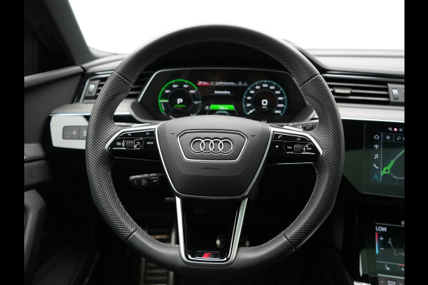 Audi Q8 e-tron 55 Quattro S Line 114 kWh 408pk Dealer O.H. | Trekhaak Afn. | Panodak | Luchtvering | Head Up | Adaptive Cruise | Bang & Olufsen | 360 Camera | Matrix LED | Alcantara Sportstoelen Verwarmd | Sfeerverlichting | Keyless | Blis | 21"L.M |