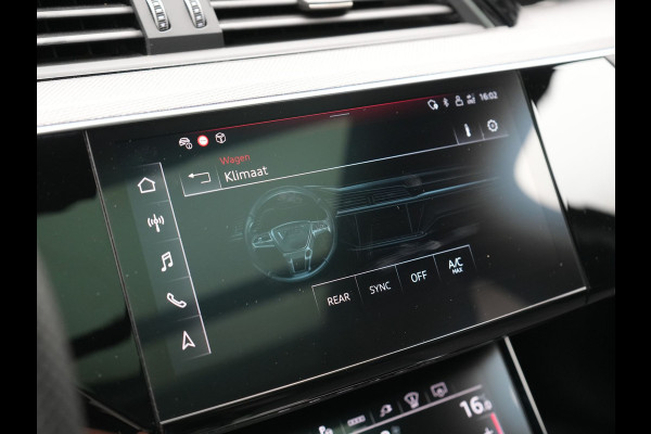 Audi Q8 e-tron 55 Quattro S Line 114 kWh 408pk Dealer O.H. | Trekhaak Afn. | Panodak | Luchtvering | Head Up | Adaptive Cruise | Bang & Olufsen | 360 Camera | Matrix LED | Alcantara Sportstoelen Verwarmd | Sfeerverlichting | Keyless | Blis | 21"L.M |