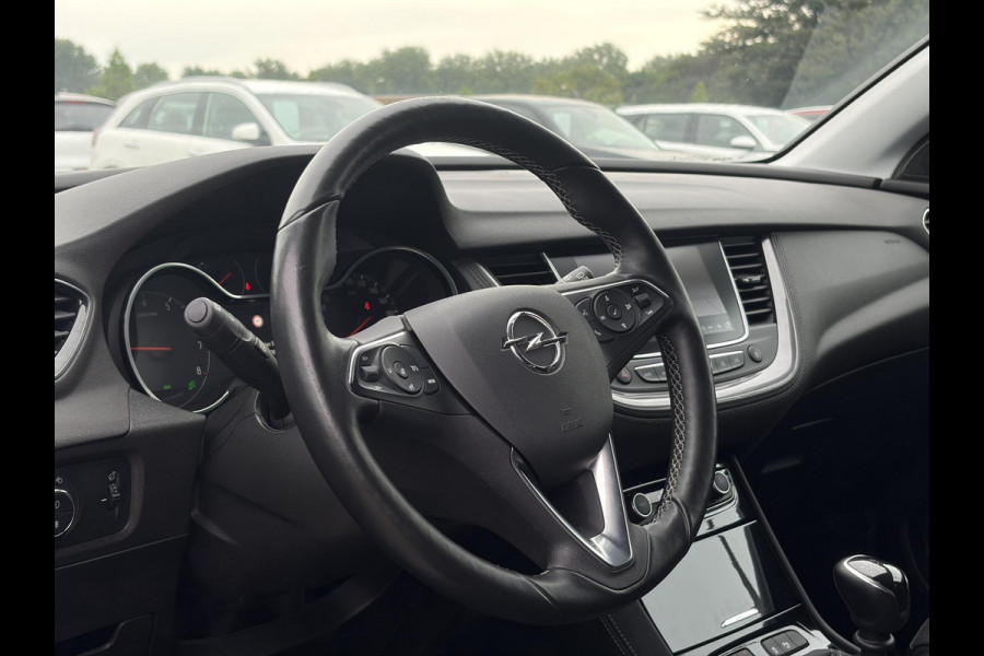 Opel Grandland X 1.2 Turbo Ultimate D-riem vv in 12-2024,1e Eigenaar,360°Camera,Trekhaak,131pk,6 Bak,Navi,Halfleder,Dodehoek,Rijstrooksensor,Keyless,Stoelverw,N.A.P,Apk tot 02-2027