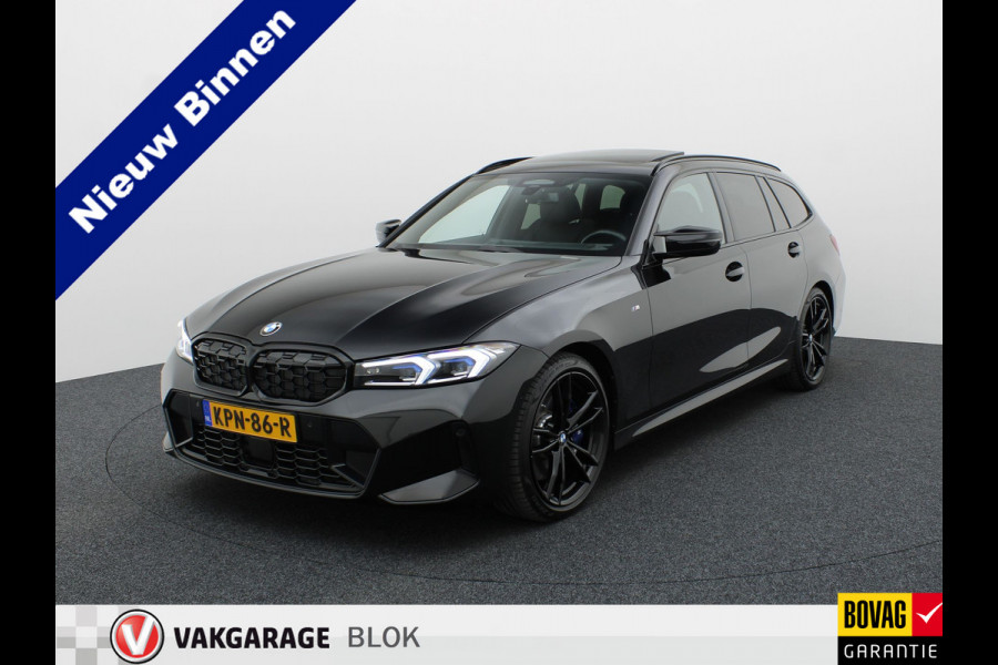 BMW 3 Serie Touring M340i xDrive | Pano | Keyless | Memory | Trekhaak | Laser | Head Up | 19'' | Prijs Rijklaar!!