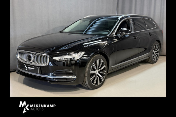 Volvo V90 2.0 T6 Plug-in hybrid AWD Plus Bright 19"/Leder + memory l + r/Stoel + stuurverwarmingAdaptieve cruise/Harman Kardon/Dodehoek/Elektrische klep/Keyless