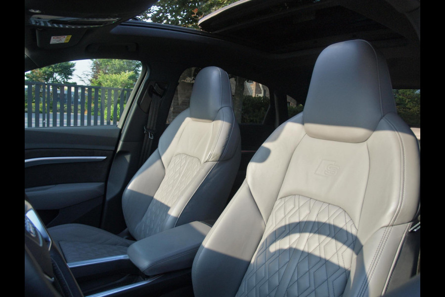 Audi e-tron Sportback 55 quattro S edition 95 kWh | SOH 92% | S-Line Stoelen | Panoramadak | Bang & Olufsen | Camera | Ambienteverlichting |