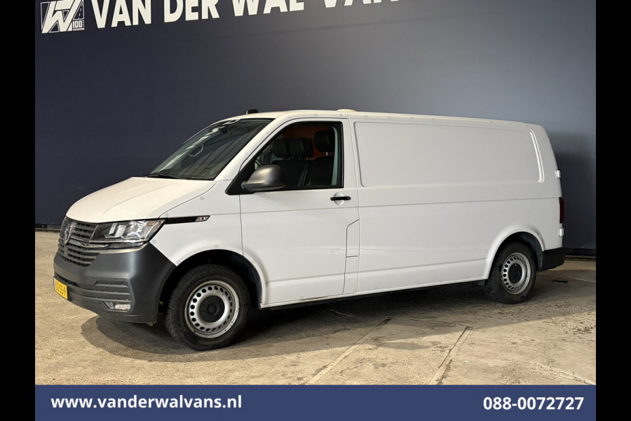 Volkswagen Transporter 2.0 TDI 150pk L2H1 Euro6 Airco | Camera | Apple Carplay | 2500kg Trekhaak | Cruisecontrol Android Auto, Parkeersensoren, Leder, Bijrijdersbank
