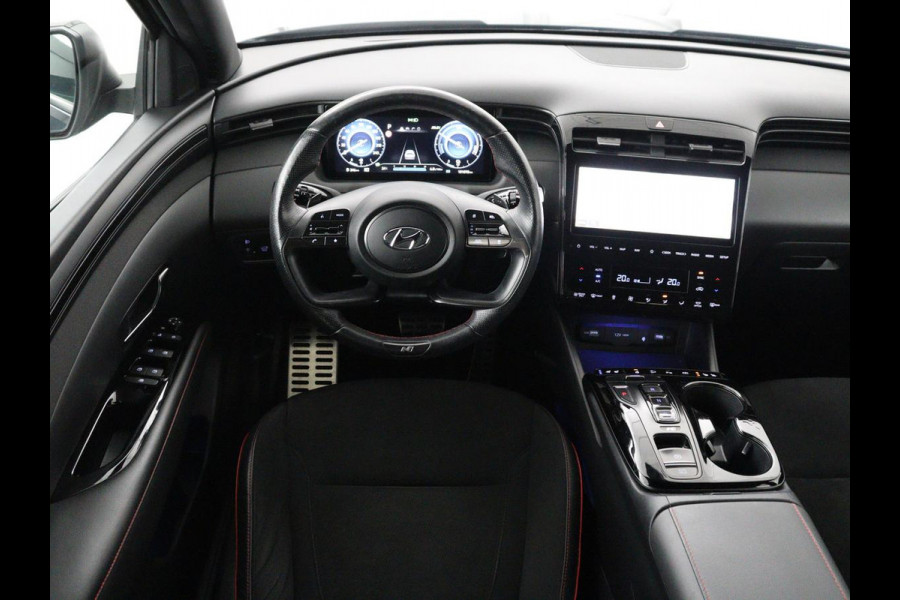 Hyundai Tucson 1.6 T-GDI HEV N Line | Leder/alcantara | Stoelkoeling | Stuur/stoel verwarming | Adaptive cruise | 360 camera | Carplay | Krell sound | Full LED |
