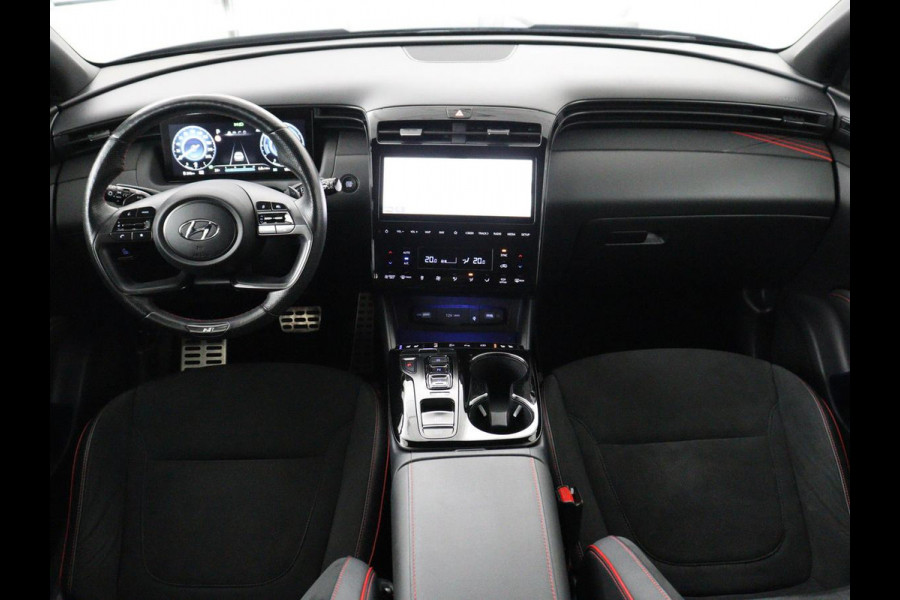 Hyundai Tucson 1.6 T-GDI HEV N Line | Leder/alcantara | Stoelkoeling | Stuur/stoel verwarming | Adaptive cruise | 360 camera | Carplay | Krell sound | Full LED |