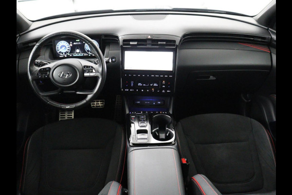 Hyundai Tucson 1.6 T-GDI HEV N Line | Leder/alcantara | Stoelkoeling | Stuur/stoel verwarming | Adaptive cruise | 360 camera | Carplay | Krell sound | Full LED |