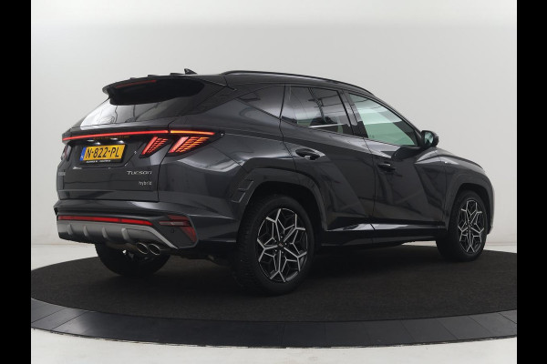 Hyundai Tucson 1.6 T-GDI HEV N Line | Leder/alcantara | Stoelkoeling | Stuur/stoel verwarming | Adaptive cruise | 360 camera | Carplay | Krell sound | Full LED |