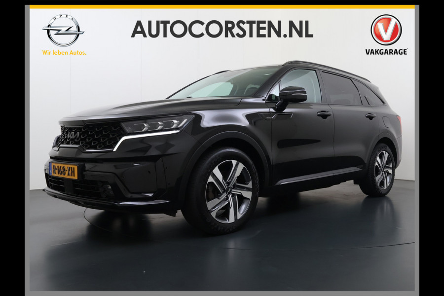 Kia Sorento 1.6T-GDI 230PK Hybrid Aut. 7-Persoons Adap.Cruise Leder Panoramadak Bose®-Audio Stuur+Stoel+Achterbank Verwarming Elek.Stoelen A Elek.Achterklep Keyless Ecc Navi Camera Pdc Privacy Glas Lmv 19" Led DAB Isofix 1e Eigenaar 1.650KG Trekgewicht Origineel Nederlandse Auto