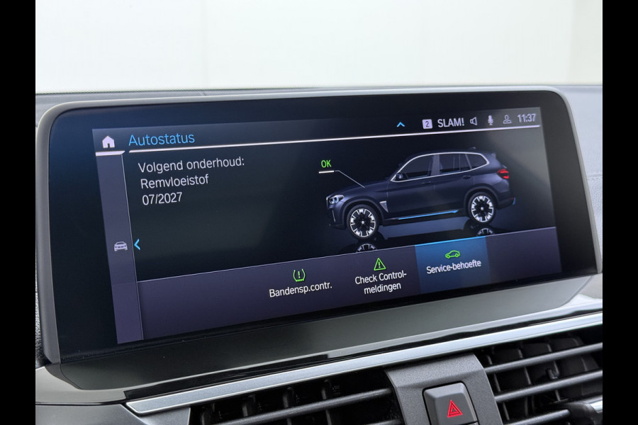 BMW iX3 High Executive 80kWh SOH 96% Panoramadak Sportstoelen Adap.Cruise Harman&Kardon® 360°Camera Head-Up Display Wireless Appel Carpl Elek.Stoelen Memory Stoelverwarming Elek.Achterklep Lmv 20" Privacy Glas DAB Adap.Led Keyless 1e Eigenaar Dealeronderhouden Origineel Nederlandse BMW
