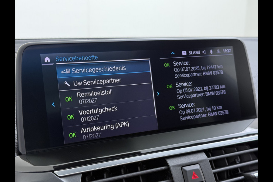 BMW iX3 High Executive 80kWh SOH 96% Panoramadak Sportstoelen Adap.Cruise Harman&Kardon® 360°Camera Head-Up Display Wireless Appel Carpl Elek.Stoelen Memory Stoelverwarming Elek.Achterklep Lmv 20" Privacy Glas DAB Adap.Led Keyless 1e Eigenaar Dealeronderhouden Origineel Nederlandse BMW
