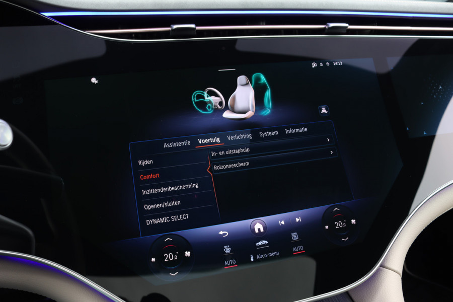 Mercedes-Benz EQS 350 Exclusive Line 118 kWh | Manufaktur | Hyperscreen | Luchtvering | Achterasbesturing | Comfortpakket Plus Achter | Burmester | Soft-Close | Massage | HUD | MBUX Tablet |