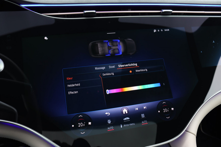 Mercedes-Benz EQS 350 Exclusive Line 118 kWh | Manufaktur | Hyperscreen | Luchtvering | Achterasbesturing | Comfortpakket Plus Achter | Burmester | Soft-Close | Massage | HUD | MBUX Tablet |