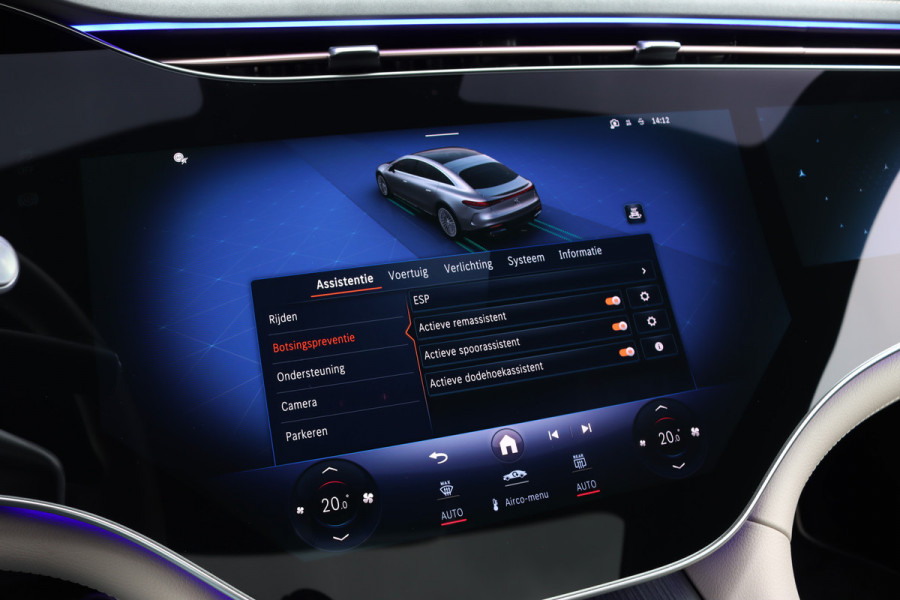 Mercedes-Benz EQS 350 Exclusive Line 118 kWh | Manufaktur | Hyperscreen | Luchtvering | Achterasbesturing | Comfortpakket Plus Achter | Burmester | Soft-Close | Massage | HUD | MBUX Tablet |