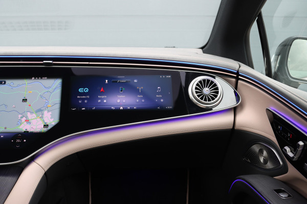 Mercedes-Benz EQS 350 Exclusive Line 118 kWh | Manufaktur | Hyperscreen | Luchtvering | Achterasbesturing | Comfortpakket Plus Achter | Burmester | Soft-Close | Massage | HUD | MBUX Tablet |
