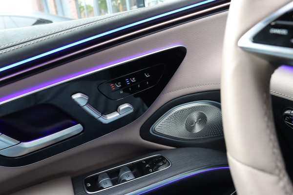 Mercedes-Benz EQS 350 Exclusive Line 118 kWh | Manufaktur | Hyperscreen | Luchtvering | Achterasbesturing | Comfortpakket Plus Achter | Burmester | Soft-Close | Massage | HUD | MBUX Tablet |