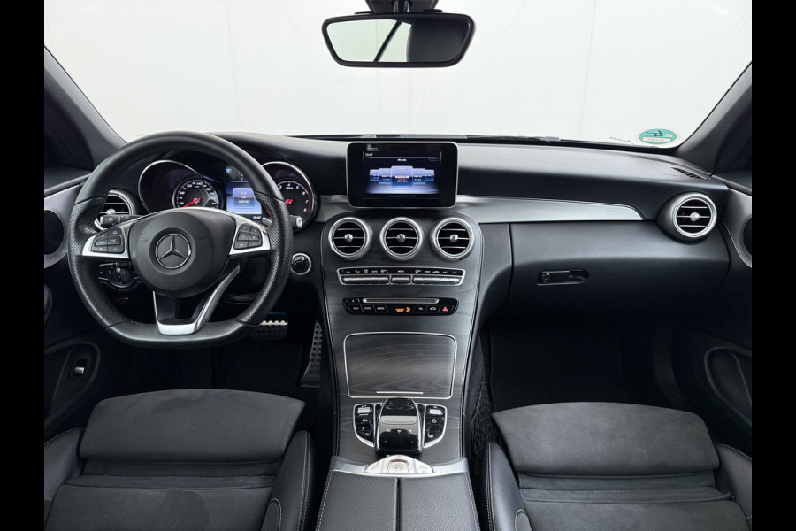 Mercedes-Benz C-Klasse Cabrio 200 184PK Automaat AMG Premium Plus Air Scarf Stoelverwarming Navi Ecc Cruise Control Pdc Lmv Led Isofix Bluetooth Elek.Stoelen